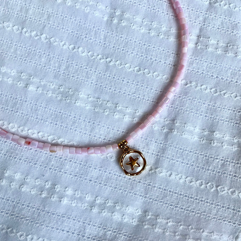 Mother of Pearls Star Necklace