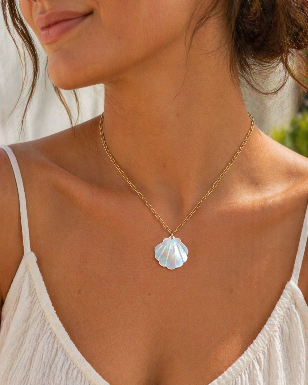 Mother of Pearl Summer Staple Necklace